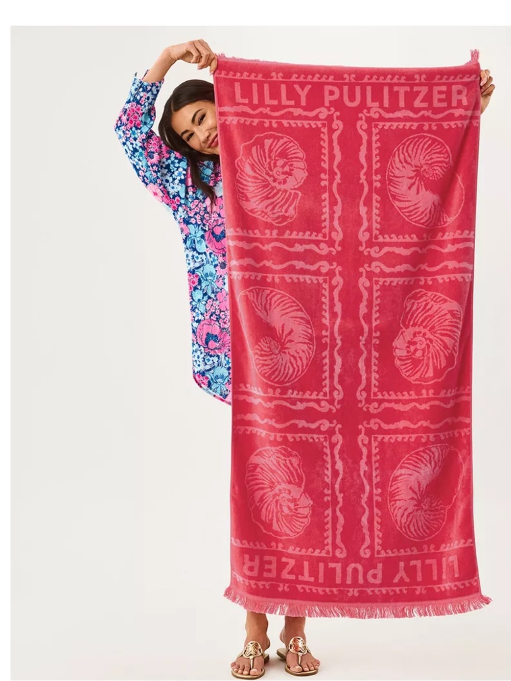 Lilly Pulitzer Beach Towel Paradise Punch Tropical Vacay Pool Lounge Preppy
